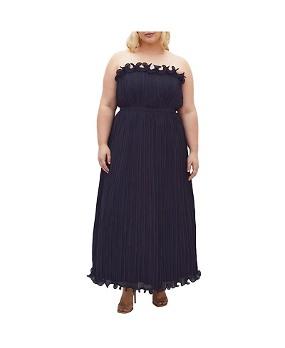 City Chic Plus Opulent Maxi Dress