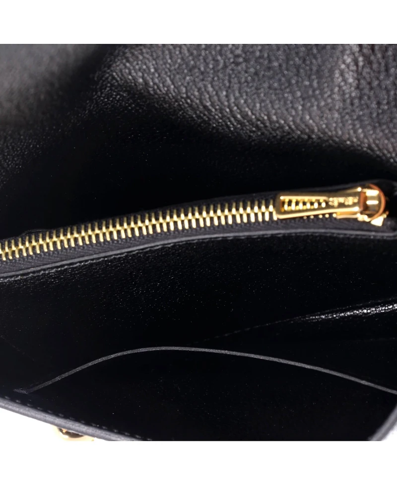 Pre-Owned Hermes Roulis Slim Wallet Chevre Mysore