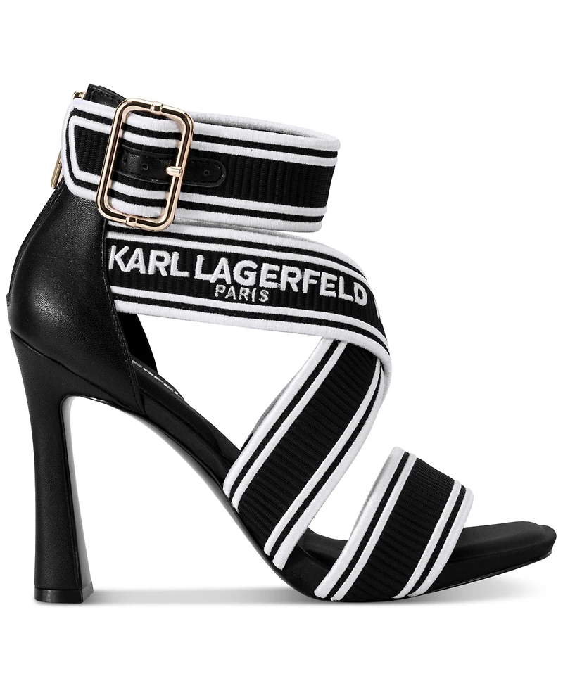 Karl Lagerfeld Paris Women's Careliz Strappy Sandals