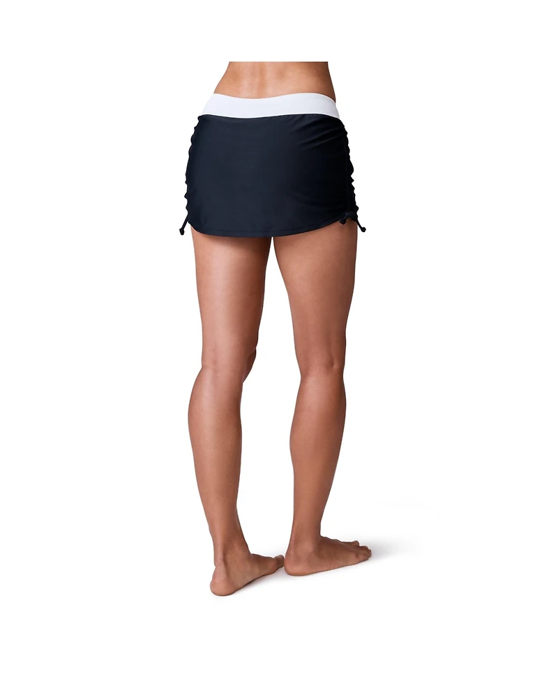 Free Country Women's Side Shirred Swim Skirt