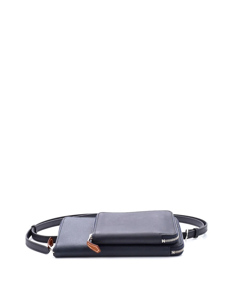 Pre-Owned HERMES Nouveau To Go Wallet Epsom with Swift