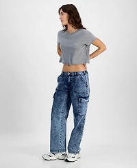 Madden Girl Juniors' Cargo Skater Jeans