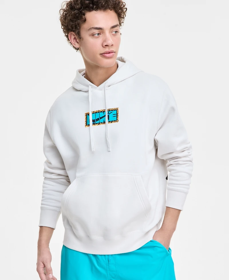 Men's Club Fleece Pull-Over Logo Hoodie