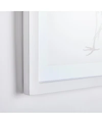 16.5"W x 0.75"D x 23.5"H and 15.75 x 0.75 x 21.75 and 11 x 0.75 x 13.75 and 9 x .75 x 11.75 Blue Heron Gallery Framed Wall Art Set of 6