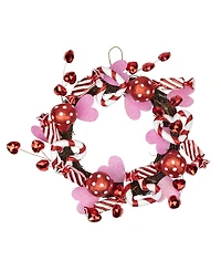 Candies and Hearts Valentine's Day Wreath Unlit, 16"