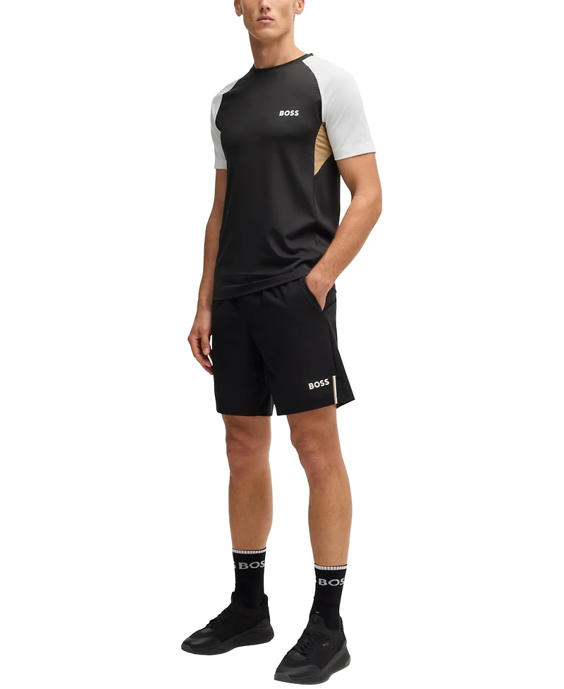 Boss by Hugo Men's Active Color-Blocked T-Shirt