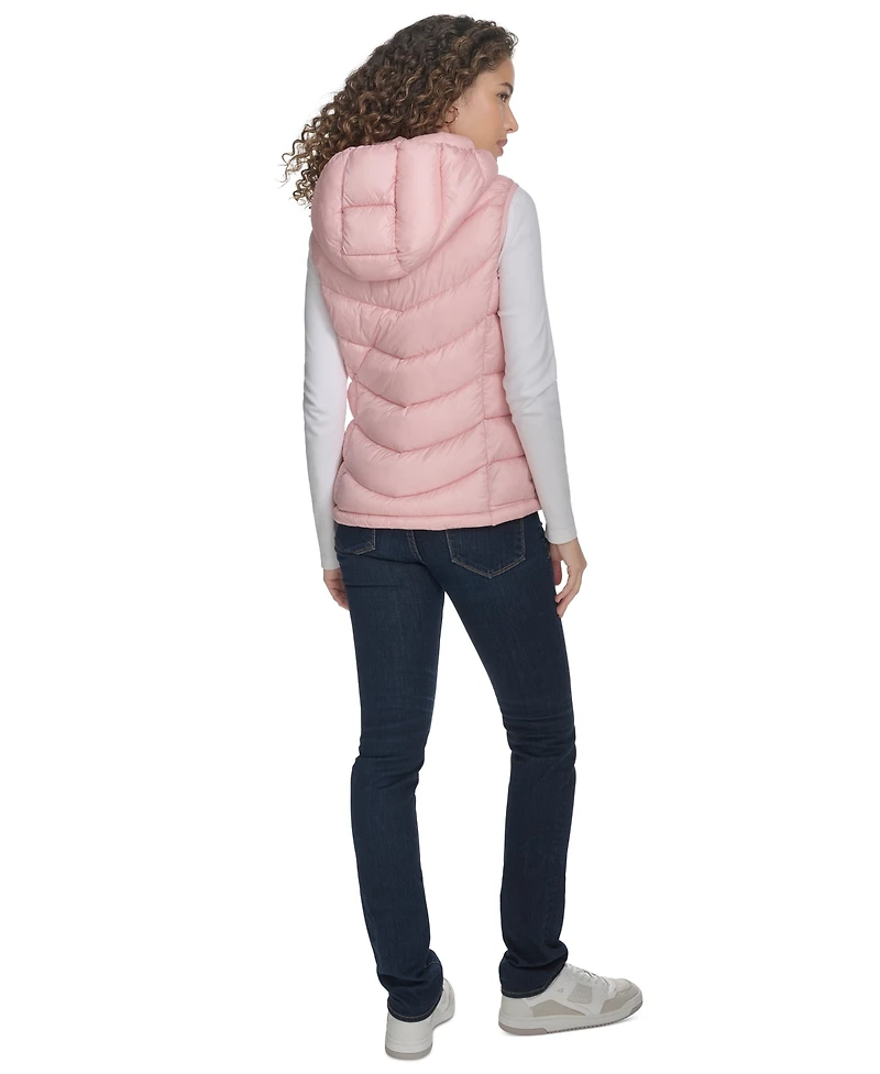Charter Club Women's Packable Hooded Puffer Vest