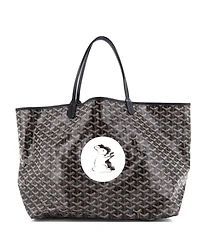 Pre-Owned Goyard Gm Saint Louis Tote Printed Coated Canvas