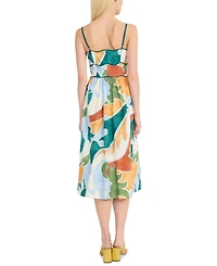 Donna Morgan Women's Cotton Printed Midi Dress