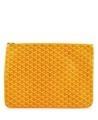 Pre-Owned Goyard Gm Senat Zip Pouch Coated Canvas