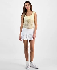 Juniors' Bubble Mini Skirt