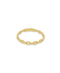 The Lovery Oval Link Ring 14K Yellow Gold