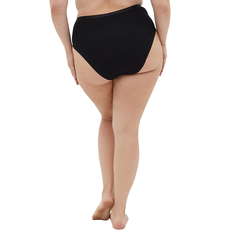 City Chic Women's 3 Pack Cotton Full Brief
