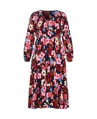 City Chic Plus Jayden Print Dress