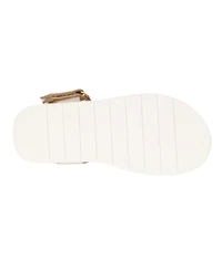 Olivia Miller Big Girls Glitter Glow Slide Sandals