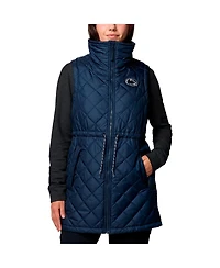 Columbia Women's Navy Penn State Nittany Lions Crested Peak Full-Zip Vest