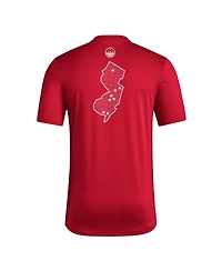 Adidas Men's Scarlet Rutgers Scarlet Knights Honor Support Pre-Game T-Shirt