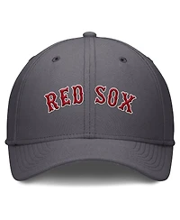 Nike Men's Gray Boston Red Sox Swoosh Performance Flex Hat