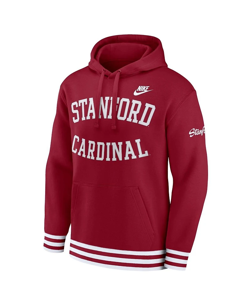Nike Men's Cardinal Stanford Cardinal Legacy Retro Pullover Hoodie
