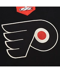 Mitchell & Ness Men's Black Philadelphia Flyers Heritage Lace-Up Pullover Sweatshirt