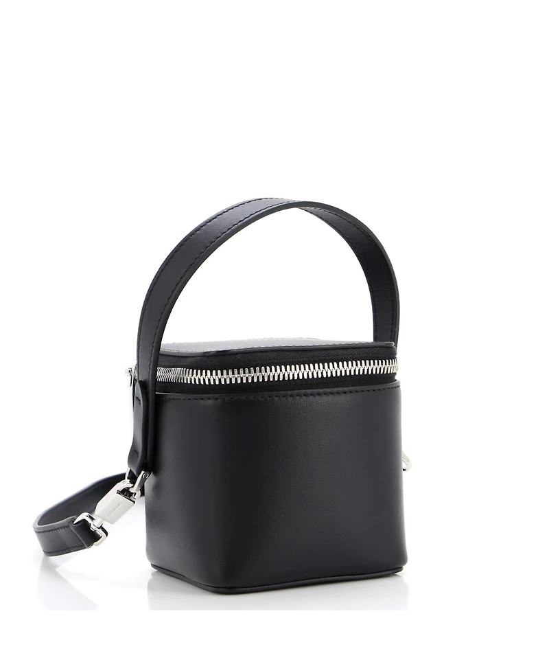 Pre-Owned Salvatore Ferragamo Micro Gancicni Top Handle Vanity Case Leather