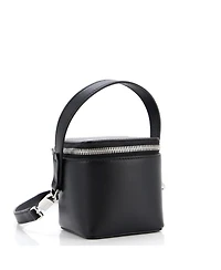 Pre-Owned Salvatore Ferragamo Micro Gancicni Top Handle Vanity Case Leather