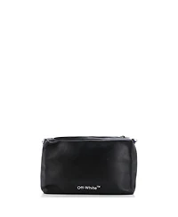 Pre-Owned Off White Block Pouch Shoulder Bag Printed Leather