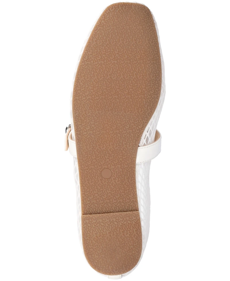 Journee Collection Women's Casha Mesh Mary Jane Flats