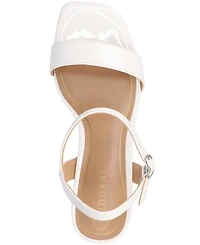 Journee Collection Women's Clayr Ankle Strap Wedge Sandals