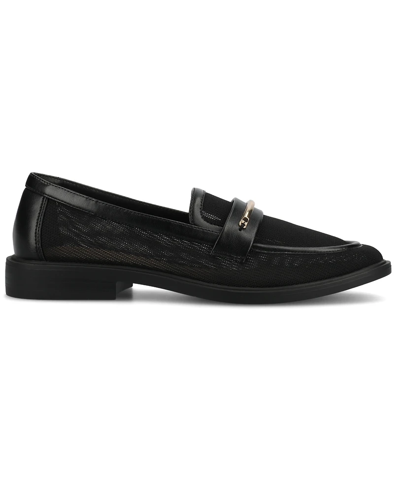 Journee Collection Women's Rainey Slip On Tailored Loafers