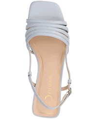 Journee Collection Women's Shayana Slingback Block Heel Sandals