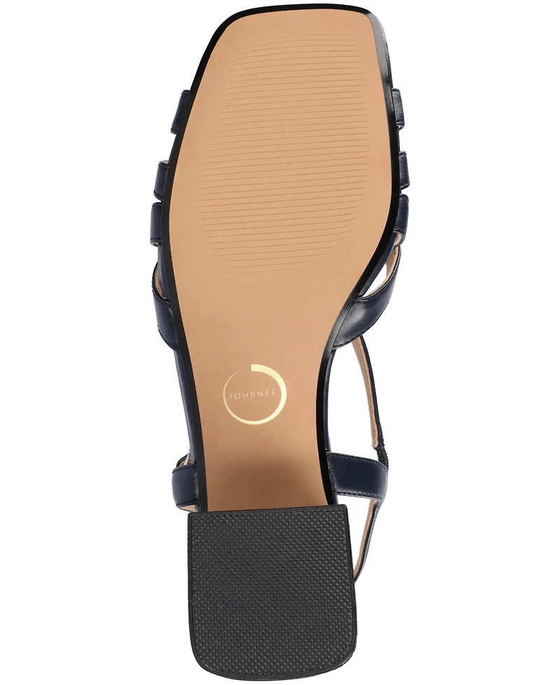Journee Collection Women's Shyla Block Heel Dress Sandals