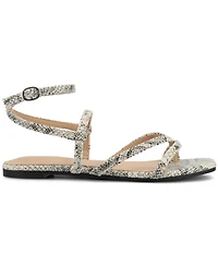 Journee Collection Women's Serissa Strappy Flat Sandals