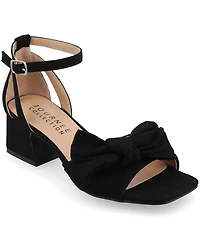 Journee Collection Women's Zevi Block Heel Dress Sandals