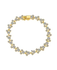 Disney Crystal Multi Color Station Mickey Mouse Tennis Bracelet