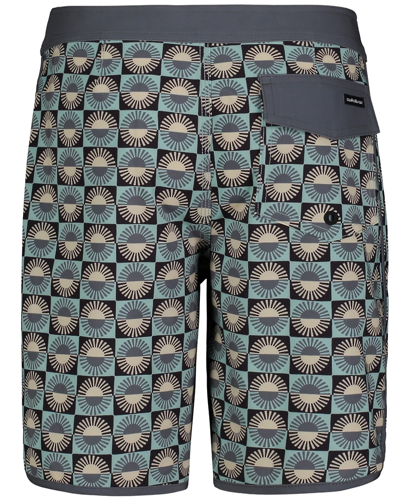 Quiksilver Big Boys Surfsilk Scallop Swim Trunks