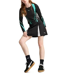 Puma Women's Dare To Zip Mesh-Inset Skirt