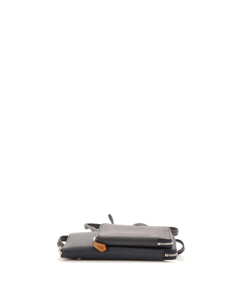 Pre-Owned HERMES Nouveau To Go Wallet Epsom with Swift