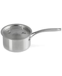 Le Creuset Essential Stainless Steel Round Saucepan with Lid, 2 Qt.