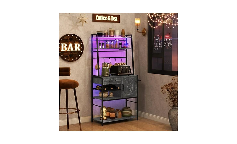 Kitchen Shelves with Storage for Organized and Accessible Space