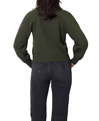 Paneros Clothing Women s Cotton Greta Cardigan Forest Green