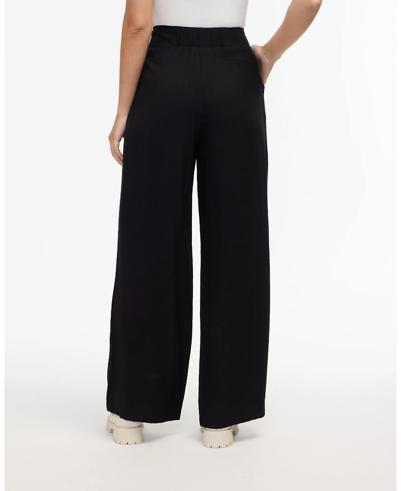 Ellen Tracy Women's Pleated Wide Leg Pant