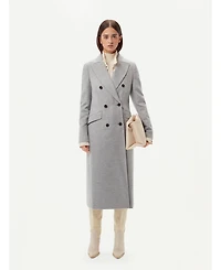 Gobi Cashmere Women's Peak Lapel Long Coat