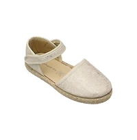 Elephantito Toddler Girls Linen Classic Espadrille
