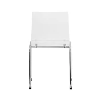 LeisureMod Lima Modern Acrylic Chair