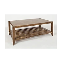 Jofran, 45" Modern Essential Solid Wood Coffee Table, Beacon Street