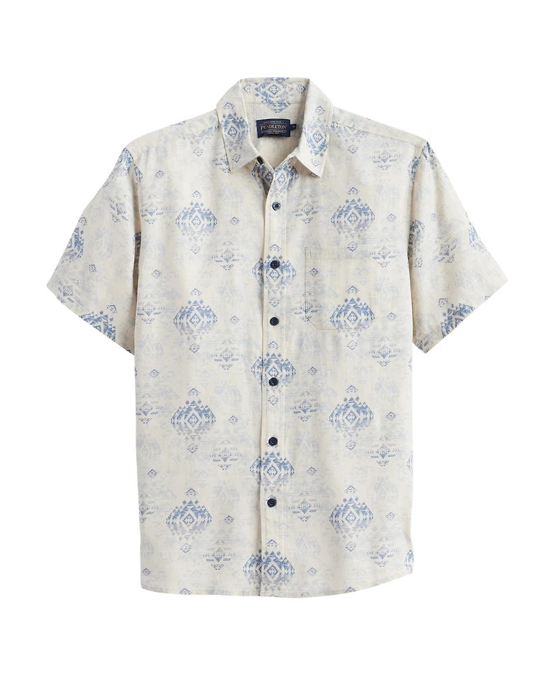 Pendleton Men's Short Sleeve Linen Dawson Shirt