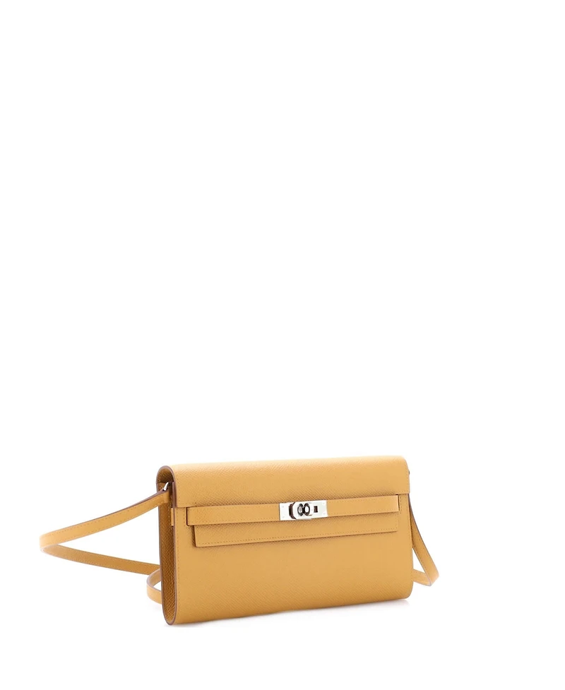 Pre-Owned HERMES Kelly To Go Wallet Epsom