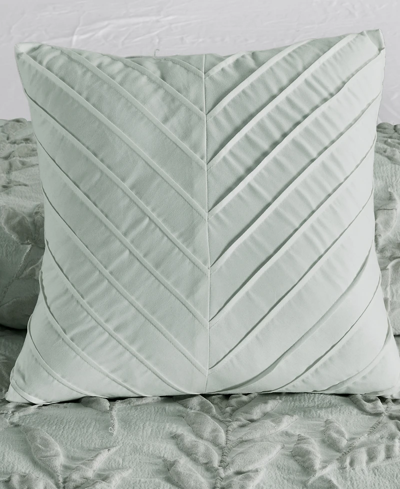 Rachel Roy Jacquard Puckered Botanical 3-Pc. Comforter Set, Twin