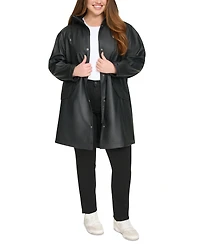 Levi's Plus Size Raglan-Sleeve Hooded Rain Jacket